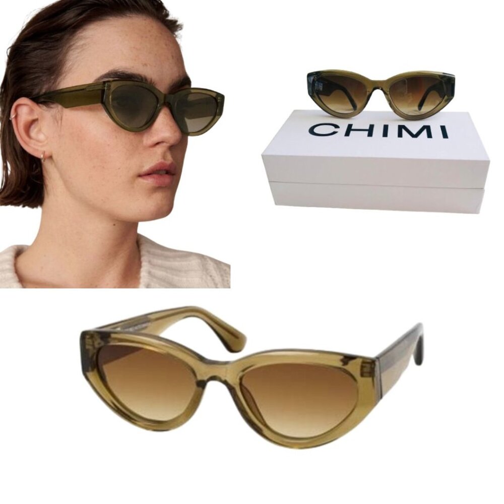 NWT - CHIMI 06 Green Sunglasses (53mm-21mm)